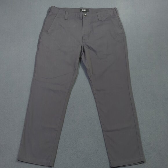 5.11 Tactical Pants Men's 34x30 Gray Edge Chino Pant 2.0 Outdoor Hiking Combat - Picture 1 of 11